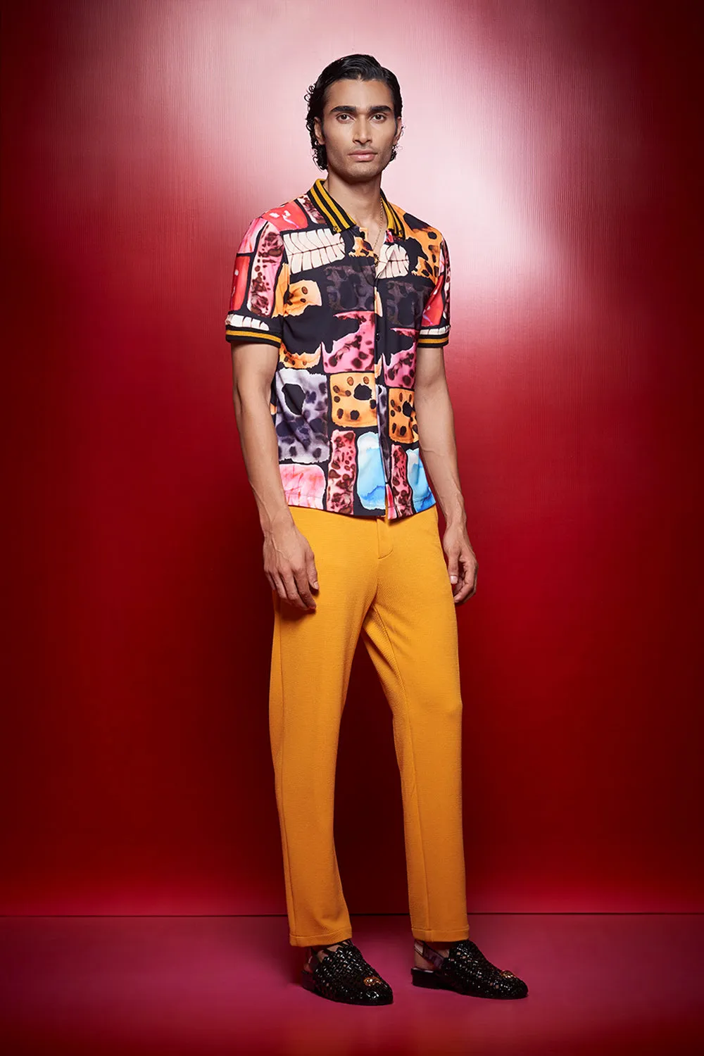 Zoolostamp Polo with Ribbed Collar