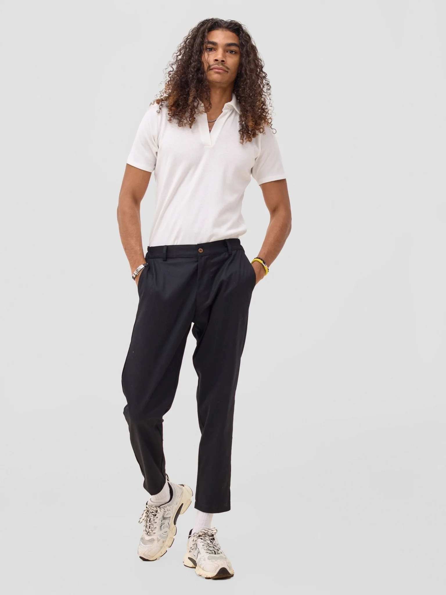 Zoya Sadira Men's Polo Shirt - White