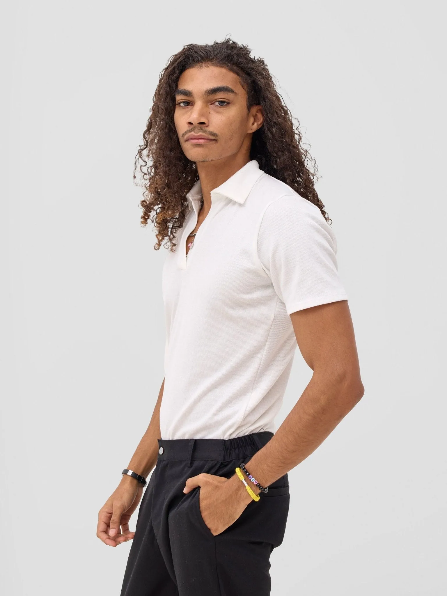 Zoya Sadira Men's Polo Shirt - White